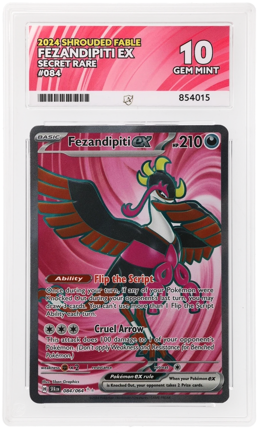 ACE 10 - Fezandipiti ex - 084/064 - Shrouded Fable - Pokemon