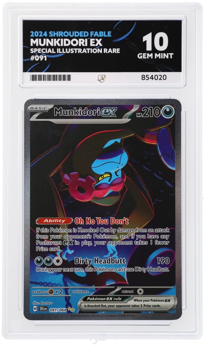 ACE 10 - Munkidori ex - 091/064 - Shrouded Fable - Pokemon