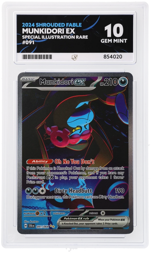 ACE 10 - Munkidori ex - 091/064 - Shrouded Fable - Pokemon
