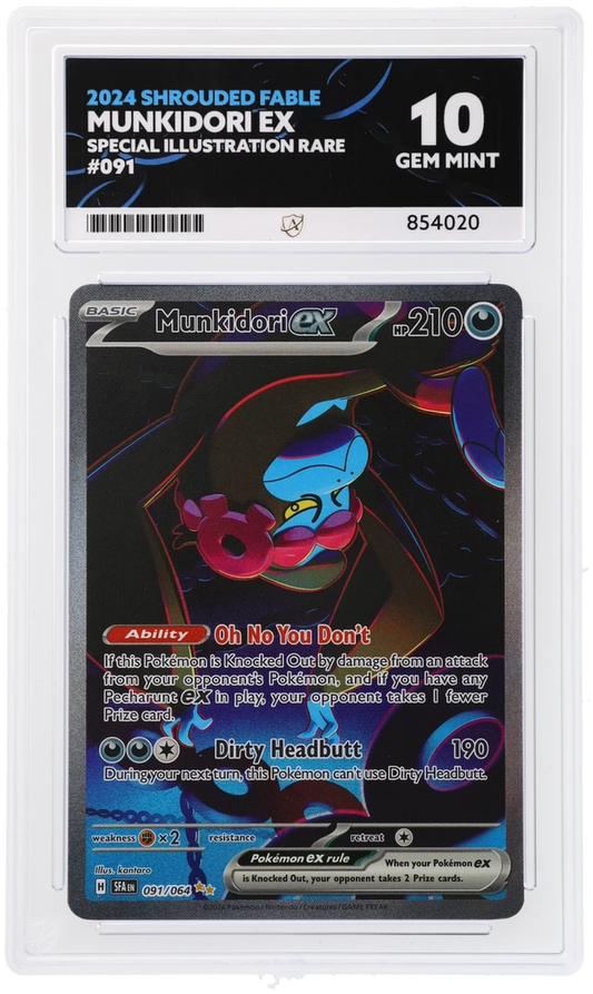 ACE 10 - Munkidori ex - 091/064 - Shrouded Fable - Pokemon