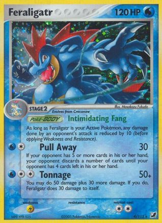 Feraligatr 4/115 - Unseen Forces Holofoil