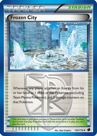 Frozen City 100/116 - Plasma Freeze Reverse Holofoil