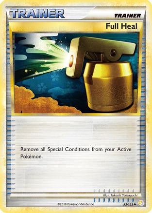 Full Heal 93/123 - HeartGold & SoulSilver Reverse Holofoil