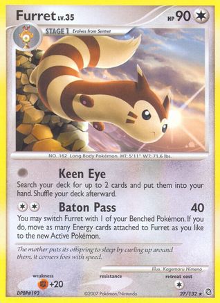 Furret 27/132 - Secret Wonders Reverse Holofoil