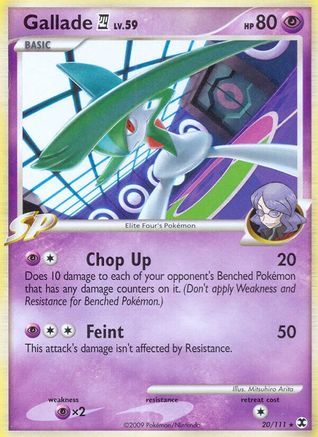 Gallade E4 20/111 - Rising Rivals Reverse Holofoil