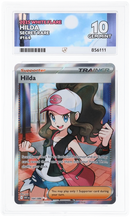 ACE 10 - Hilda - 164/086 - White Flare - Pokemon