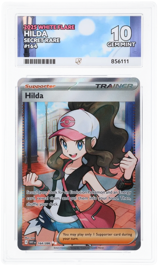 ACE 10 - Hilda - 164/086 - White Flare - Pokemon