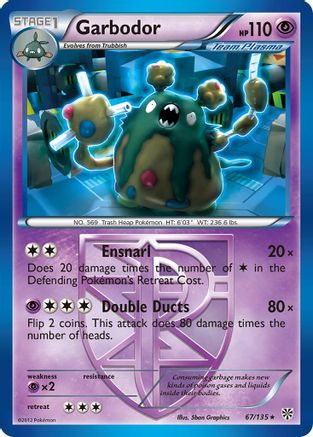 Garbodor 67/135 - Plasma Storm Reverse Holofoil