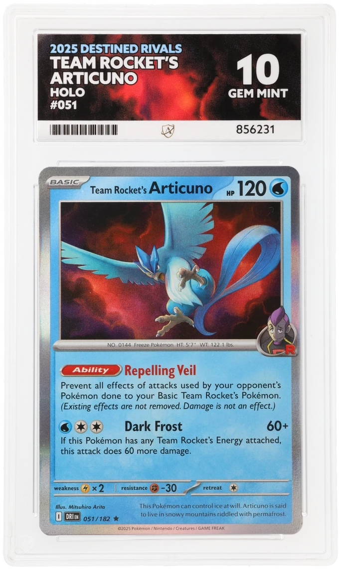 ACE 10 - Team Rocket's Articuno - 051/182 - Destined Rivals - Pokemon