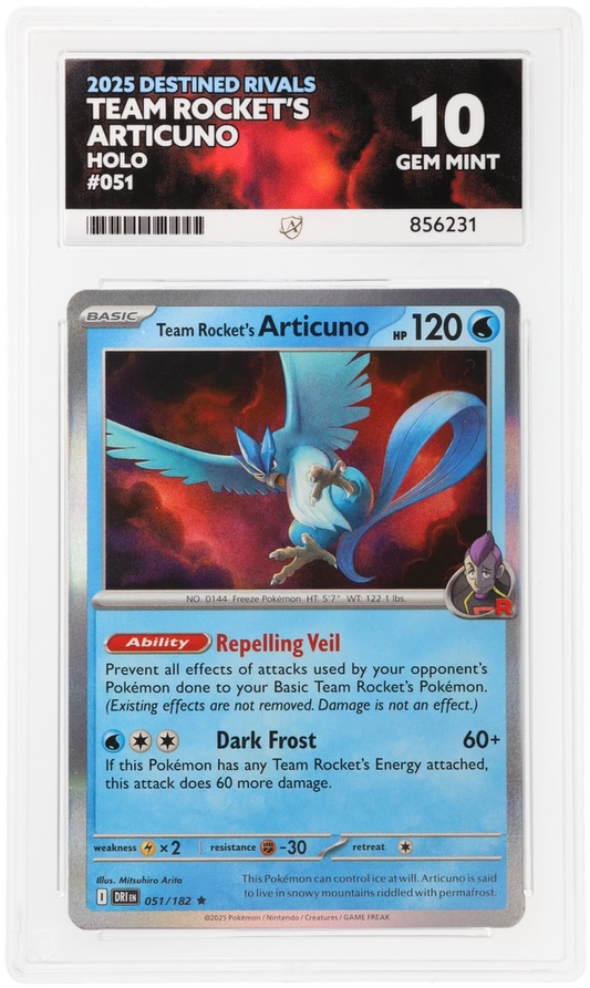 ACE 10 - Team Rocket's Articuno - 051/182 - Destined Rivals - Pokemon