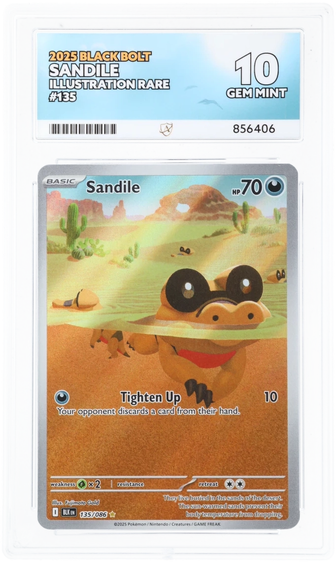 ACE 10 - Sandile - 135/086 - Black Bolt - Pokemon