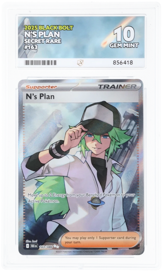 ACE 10 - N's Plan - 163/086 - Black Bolt - Pokemon
