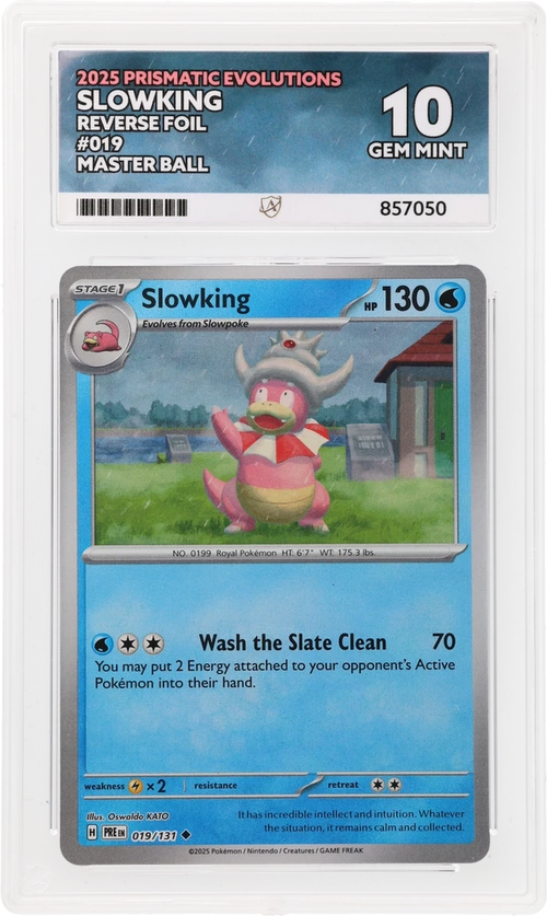 ACE 10 - Slowking - 019/131 - Prismatic Evolutions - Master Ball - Pokemon