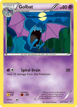 Golbat 54/135 - Plasma Storm Reverse Holofoil