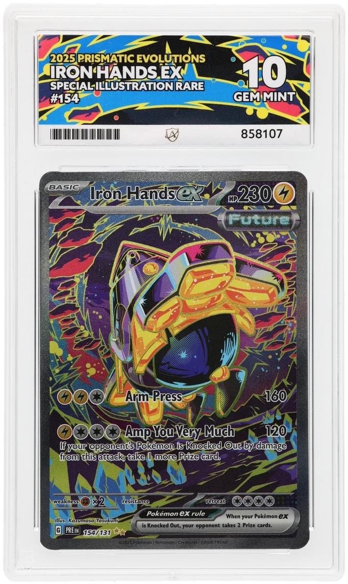 ACE 10 - Iron Hands ex - 154/131 - Prismatic Evolutions - Pokemon