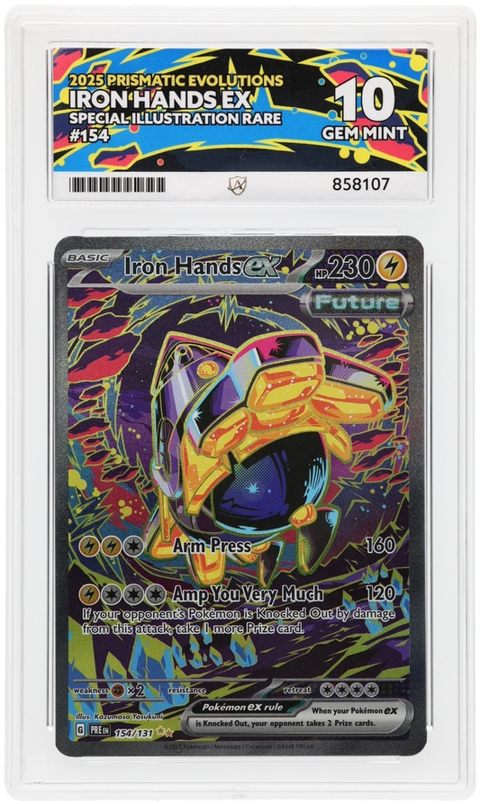 ACE 10 - Iron Hands ex - 154/131 - Prismatic Evolutions - Pokemon