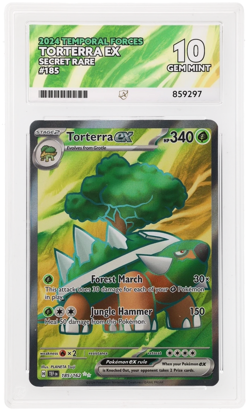 ACE 10 - Torterra ex - 185/162 - Temporal Forces - Pokemon