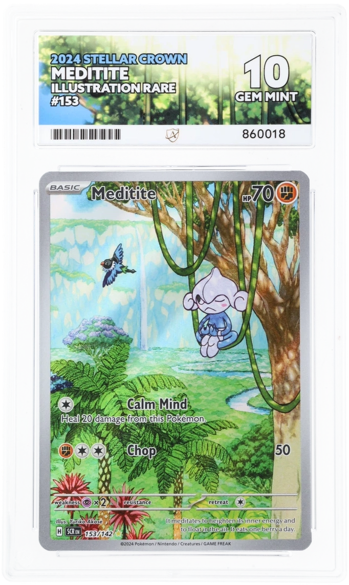 ACE 10 - Meditite - 153/142 - Stellar Crown - Pokemon