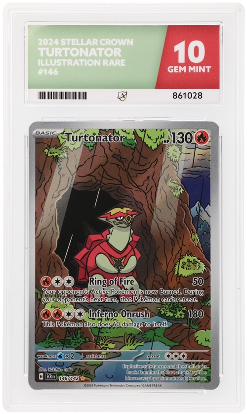 ACE 10 - Turtonator - 146/142 - Stellar Crown - Pokemon