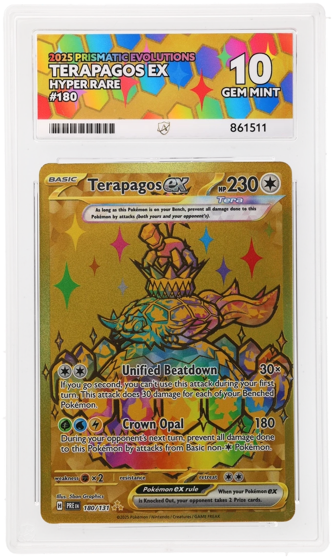 ACE 10 - Terapagos ex - 180/131 - Prismatic Evolutions - Pokemon