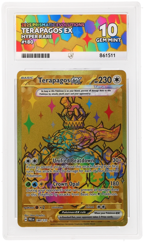 ACE 10 - Terapagos ex - 180/131 - Prismatic Evolutions - Pokemon