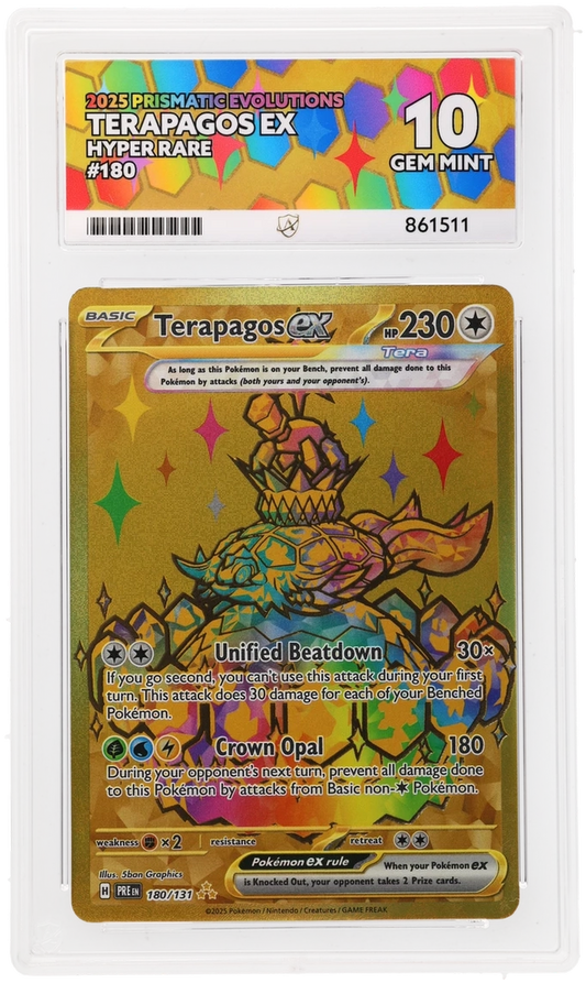 ACE 10 - Terapagos ex - 180/131 - Prismatic Evolutions - Pokemon