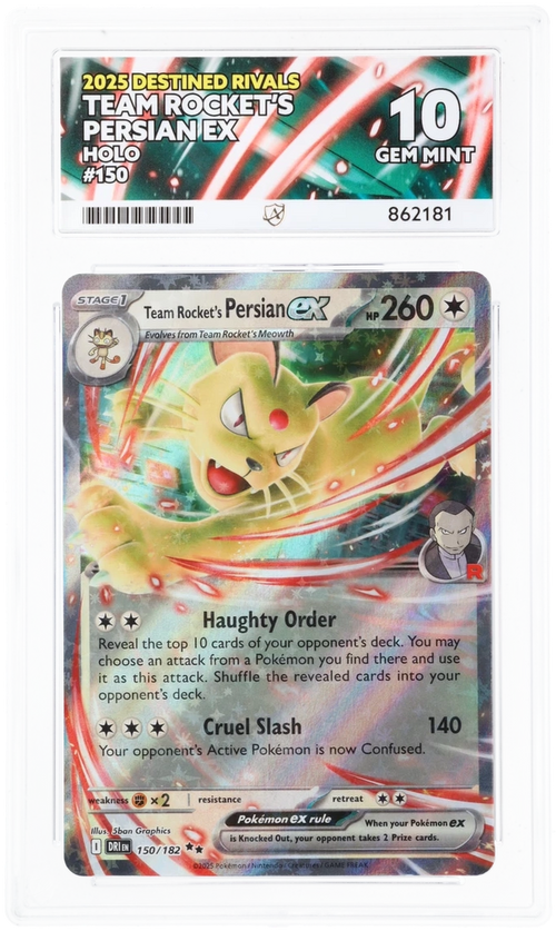 ACE 10 - Team Rocket's Persian ex - 150/182 - Destined Rivals - Pokemon