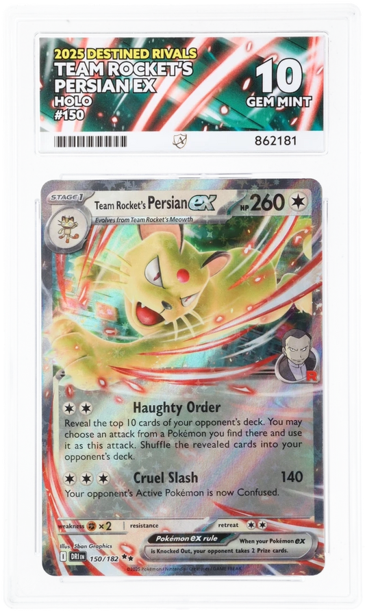 ACE 10 - Team Rocket's Persian ex - 150/182 - Destined Rivals - Pokemon