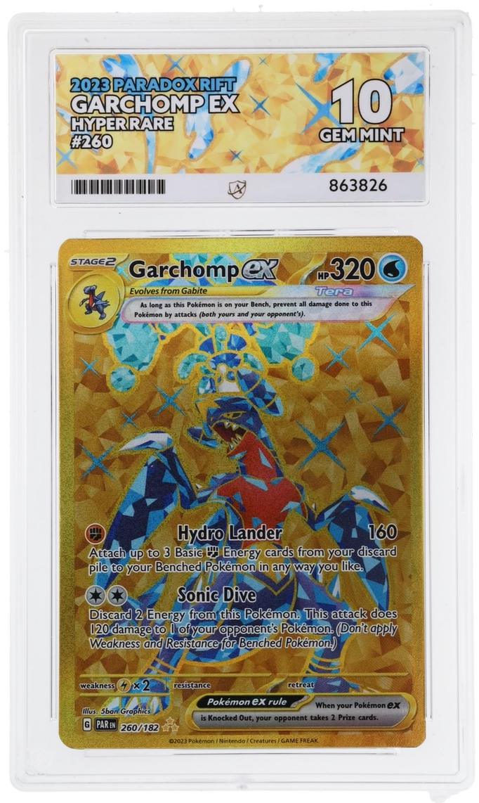 ACE 10 - Garchomp ex - 260/182 - Paradox Rift - Pokemon