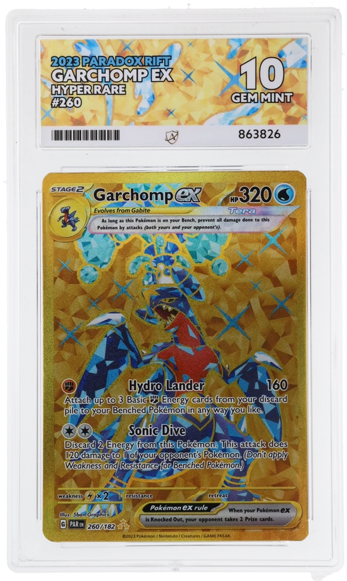 ACE 10 - Garchomp ex - 260/182 - Paradox Rift - Pokemon