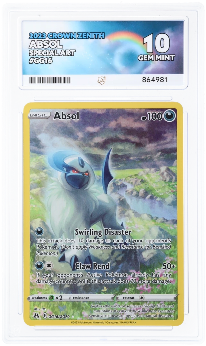ACE 10 - Absol - GG16/GG70 - Crown Zenith - Pokemon
