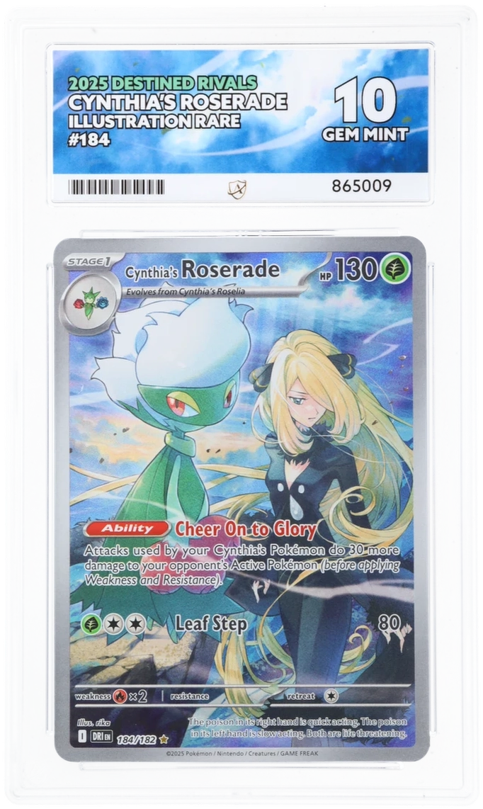 ACE 10 - Cynthia's Roserade - 184/182 - Destined Rivals - Pokemon