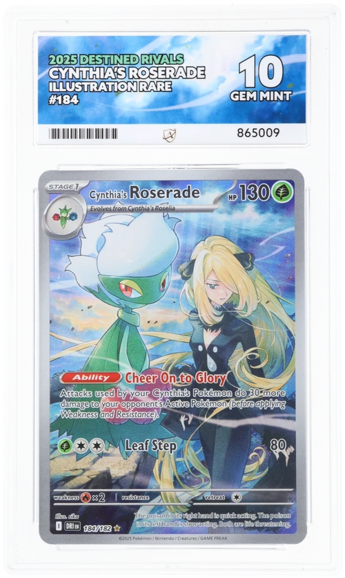 ACE 10 - Cynthia's Roserade - 184/182 - Destined Rivals - Pokemon