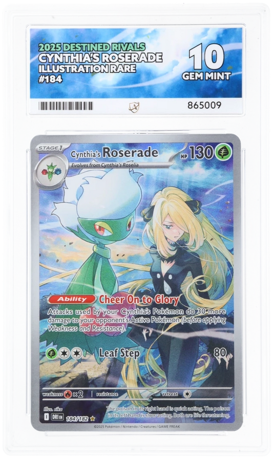 ACE 10 - Cynthia's Roserade - 184/182 - Destined Rivals - Pokemon