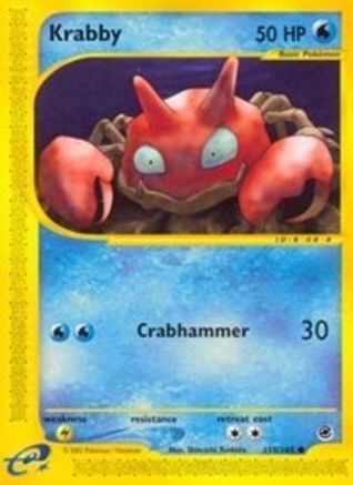 Krabby 115/165 - Expedition Base Set