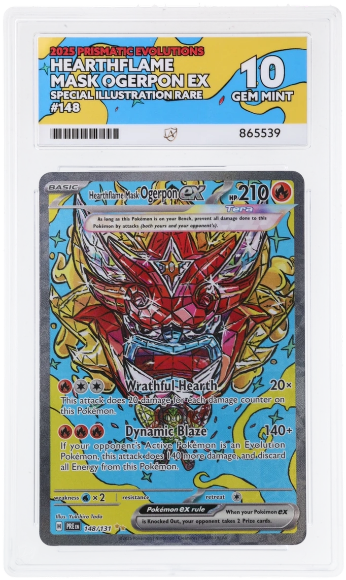 ACE 10 - Hearthflame Mask Ogerpon ex - 148/131 - Prismatic Evolutions - Pokemon