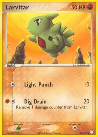Larvitar 63/109 - Team Rocket Returns Reverse Holofoil