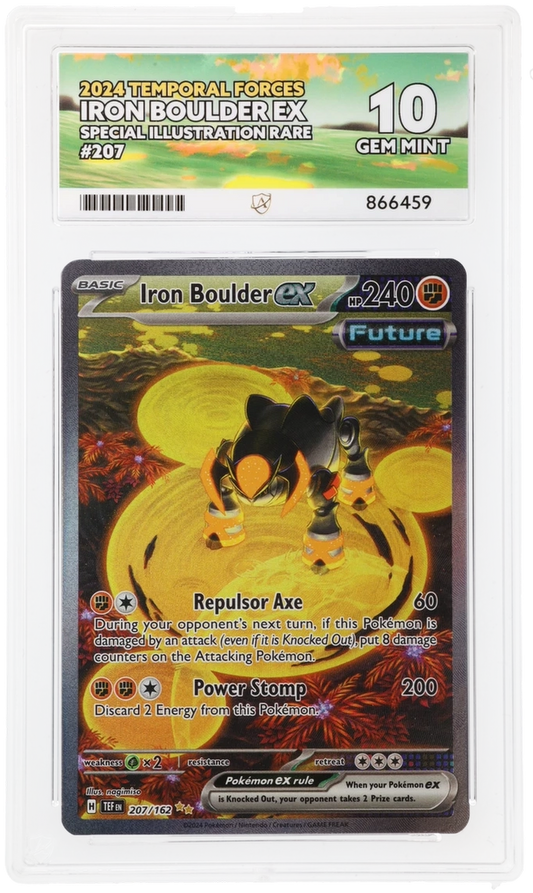 ACE 10 - Iron Boulder ex - 207/162 - Temporal Forces - Pokemon