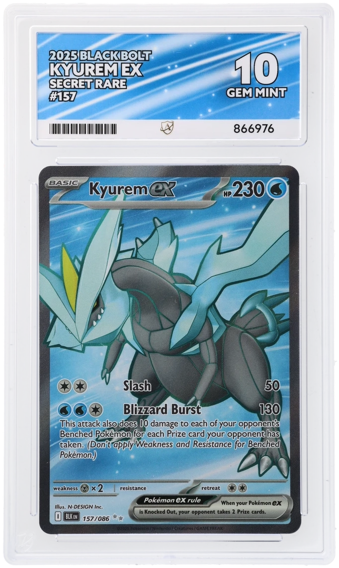 ACE 10 - Kyurem ex - 157/086 - Black Bolt - Pokemon