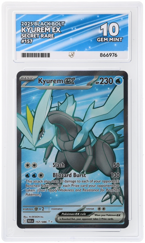 ACE 10 - Kyurem ex - 157/086 - Black Bolt - Pokemon