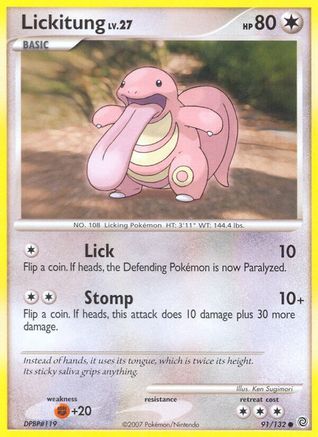 Lickitung 91/132 - Secret Wonders