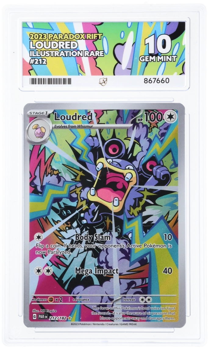 ACE 10 - Loudred - 212/182 - Paradox Rift - Pokemon