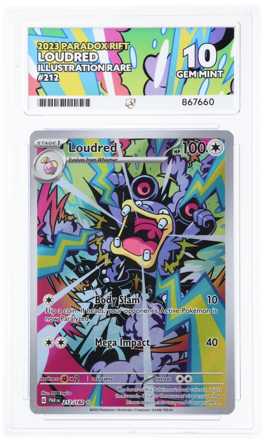 ACE 10 - Loudred - 212/182 - Paradox Rift - Pokemon