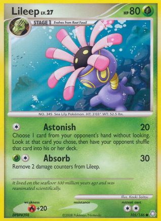 Lileep 105/146 - Legends Awakened Reverse Holofoil