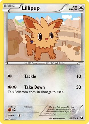 Lillipup 86/108 - Dark Explorers