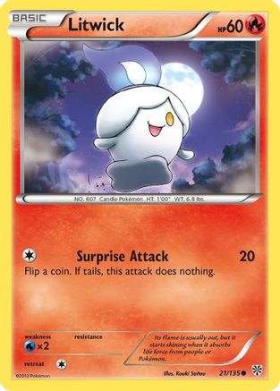 Litwick 21/135 - Plasma Storm Reverse Holofoil