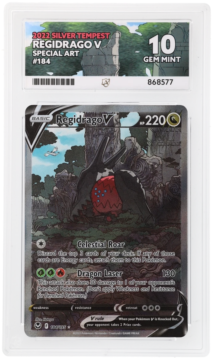 ACE 10 - Regidrago V - 184/195 - Silver Tempest - Pokemon