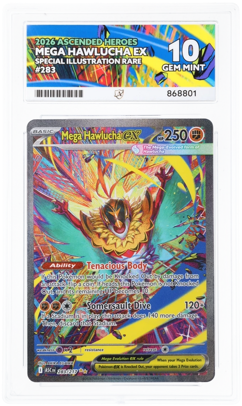Mega Hawlucha ex - ACE 10   (Front)