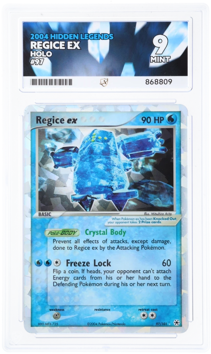 ACE 9 - Regice ex - 97/101 - Hidden Legends - Pokemon - front