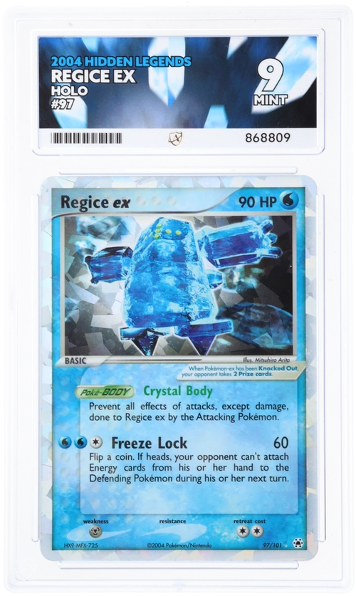 ACE 9 - Regice ex - 97/101 - Hidden Legends - Pokemon - front